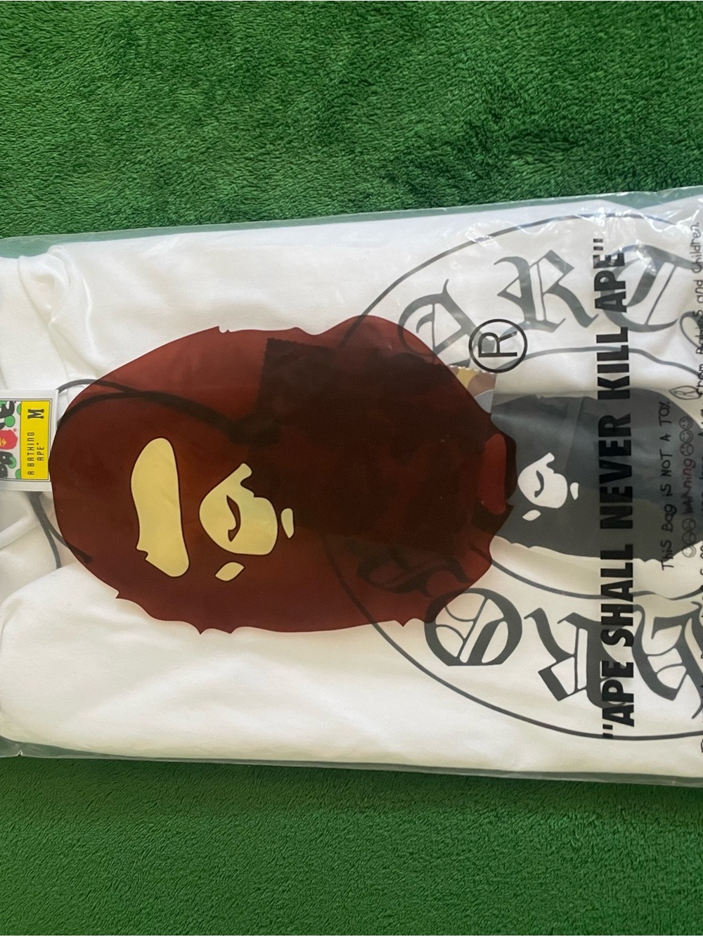 BAPE x Chrome Hearts white T-Shirt
